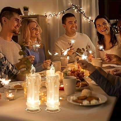 Skorter | 2/3 Pieces LED Flameless Light – Perfect For Family Gatherings, Dinner, Wedding and Birthday