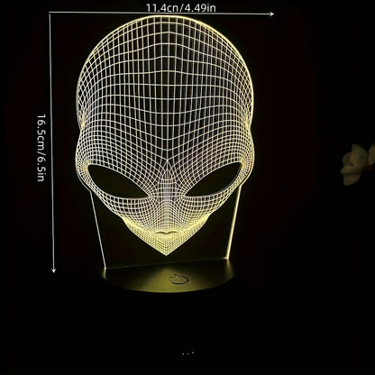 Skorter | AstroLight – 3D-alien lamp with LED color lighting and touch control