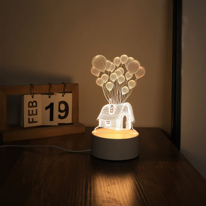 Skorter | LumiBalloon - 3D LED Balloon House Night Light USB powered