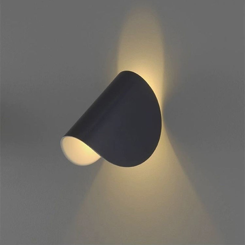 Skorter | Eveline Modern Geometric LED 4 Color Wall Light Indoor/Outdoor Metal