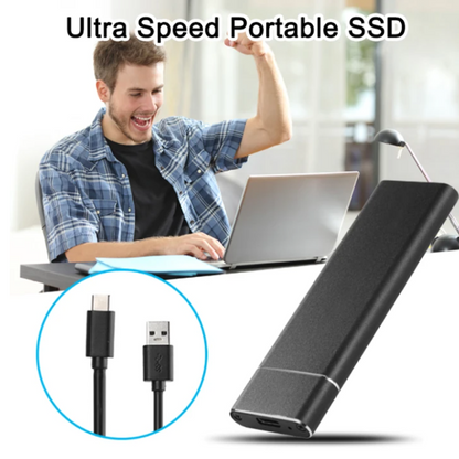 Skorter | Portable Solid State External Hard Drive, Ultra Speed External SSD