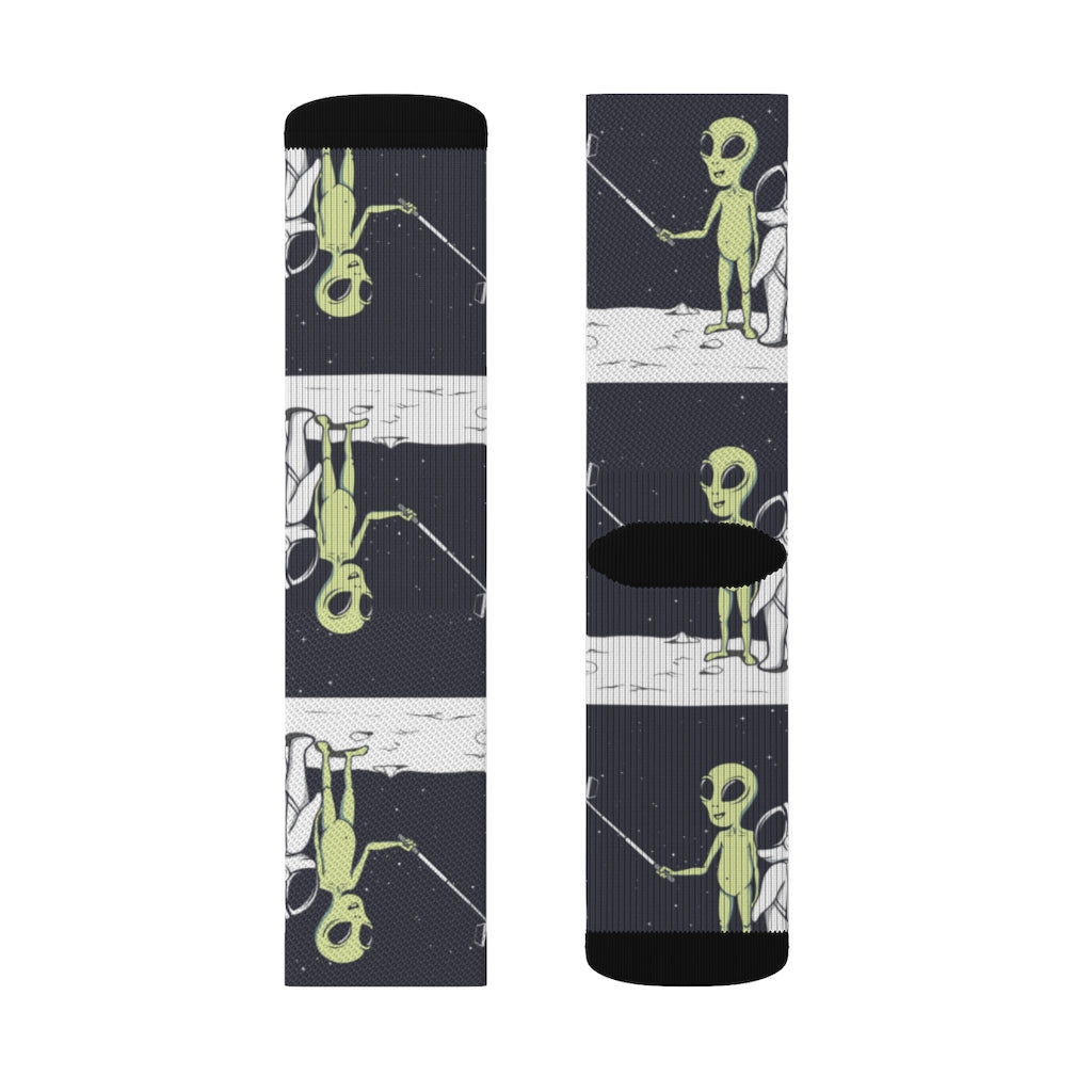 Skorter | Alien Selfie Socks