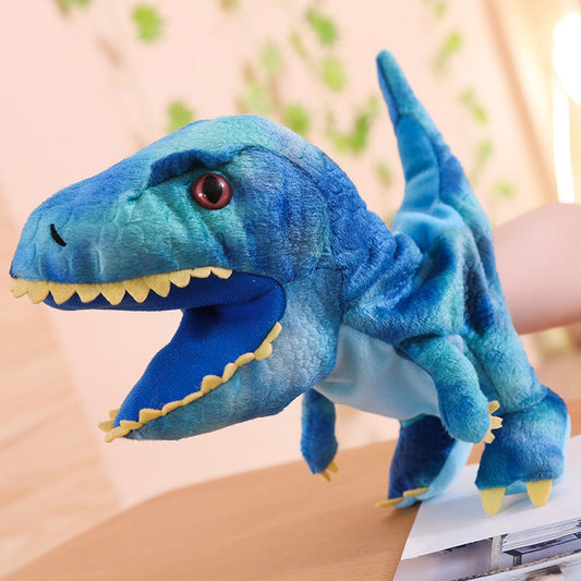 Skorter | Dinosaur Hand Puppet-Blue