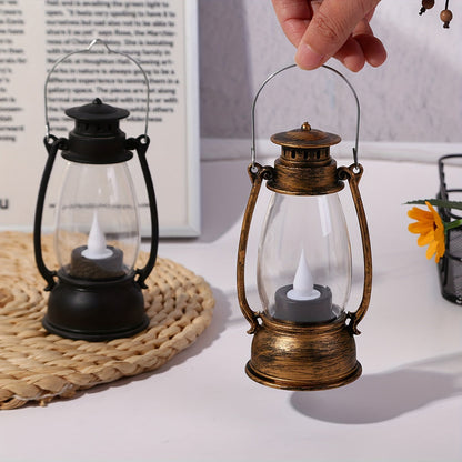 Skorter | NostalgicLight - Charming LED Kerosene Style Lamp with Batteries, Nostalgic Yellow Flame