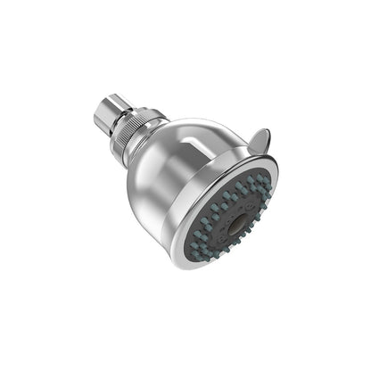 Skorter | 2-spray settings 2.92 inch wall-mounted fixed adjustable shower head in chrome -