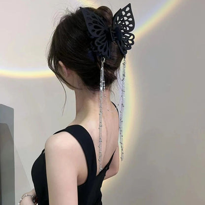 Skorter | Tassel butterfly hair clip