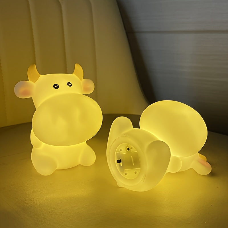 Skorter | CowGlow - Sweet Cow Night Light with Battery Operation for Children's Room Decoration