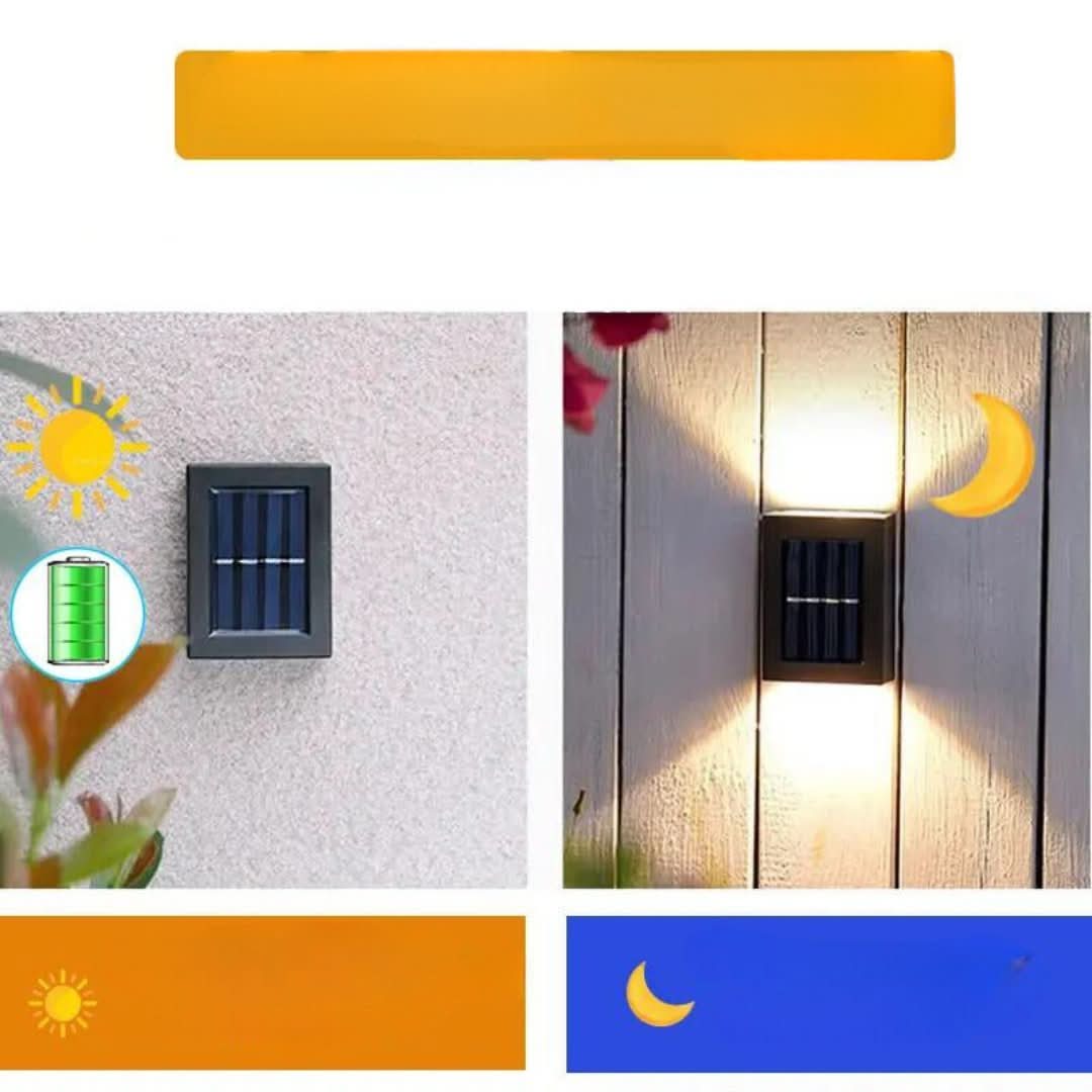 Skorter | Solar Powered Outdoor Terrace Wall Lamp