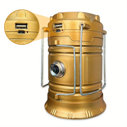 Skorter | Solar Camping Lamp with USB Charging – Portable LED Lantern for Outdoor Activities and Emergencies