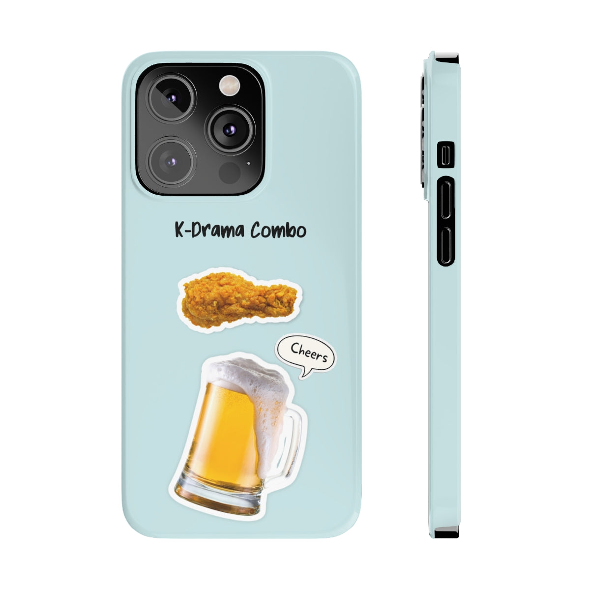 Skorter | Chicken and Beer Slim Case for iPhone 14, 14 PRO, 14 PRO MAX