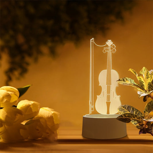 Skorter | Music light - 3D Illusion Cello LED Night Lamp