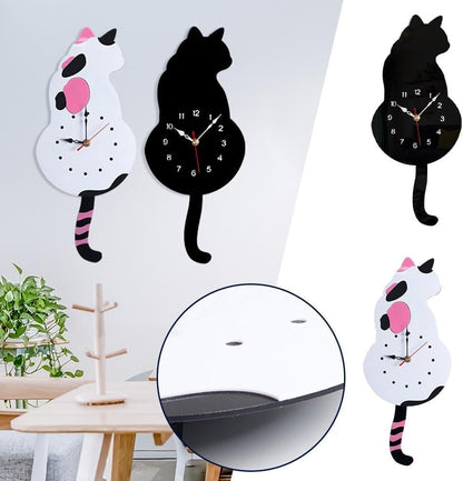 Skorter | Creative Cute Cat Clock With A Movable Tail