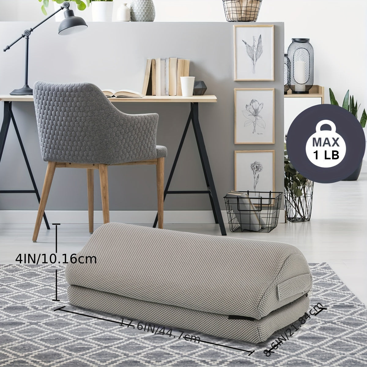 Skorter | Ergonomic Footrest with Memory Foam – Adjustable & Non-Slip