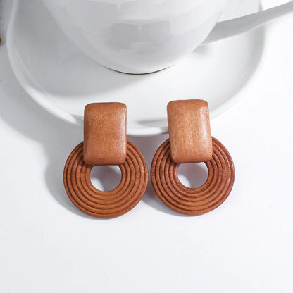 Skorter | Tropical Vibe Handmade Rattan Wooden Statement Earring Collection