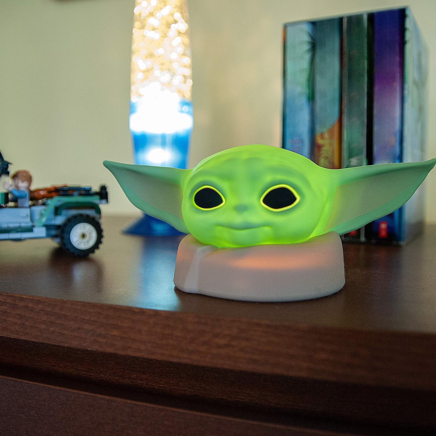 Skorter | Star Wars Baby Yoda Led Night Light - Green Silicone Lamp, Battery/Usb Powered, Collector's Edition