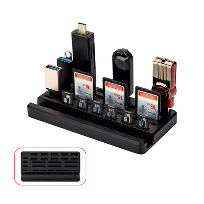 Skorter | Desktop U Disk SD Card TF Card Reader Storage Rack