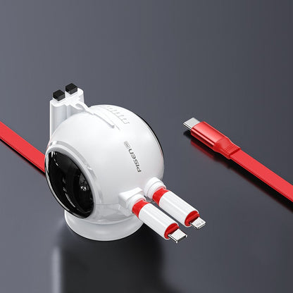 Skorter | 2-in-1 Retractable Super Fast Charging Data Cable