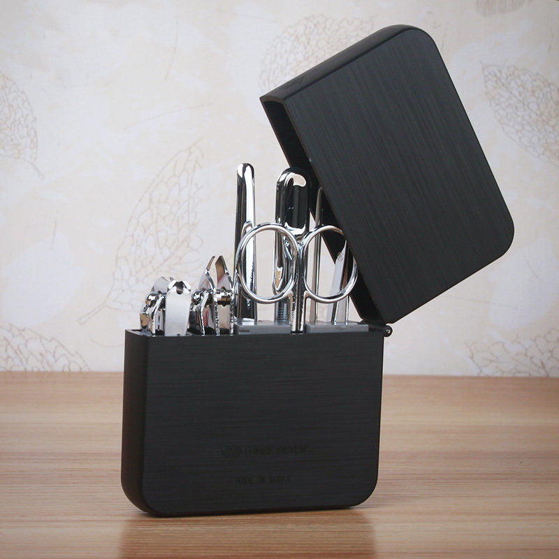 Skorter | 7-Piece Manicure Kit, with 2 Nail Clippers, Beauty Scissors, Nail File, Ear Pick, for Fingernails & Toenails