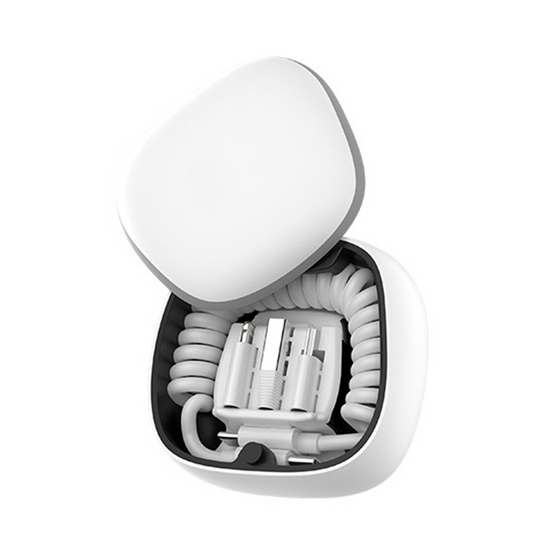 Skorter | All-in-one spring cable power bank Type-c Android lightning storage box Emergency mini power bank