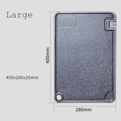 Skorter | Cutting Board with Built-In Knife Sharpener, Garlic Grater, Juice Catcher & Slip-Resistant Bottom, for Meat, Vegetable, Cheese