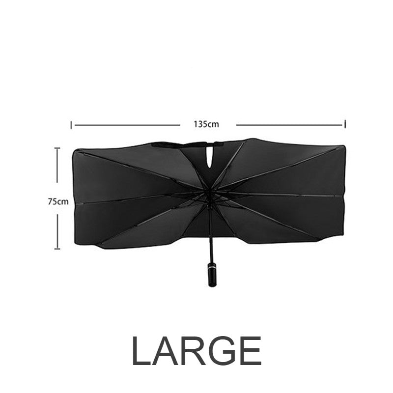 Skorter | Car Windshield Sunshade Umbrella, Fits Windshields of Various Sizes