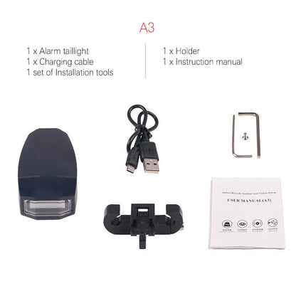 Skorter | Bicycle Rear Light Remote Control Alarm Lock