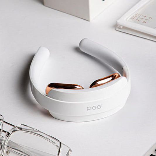 Skorter | Foldable Wireless Smart Neck Massager with Heating Function, 5 Massage Modes and Low-frequency Pulse Technology, for Neck, Muscle, Shoulder & Cervical Pain Relief