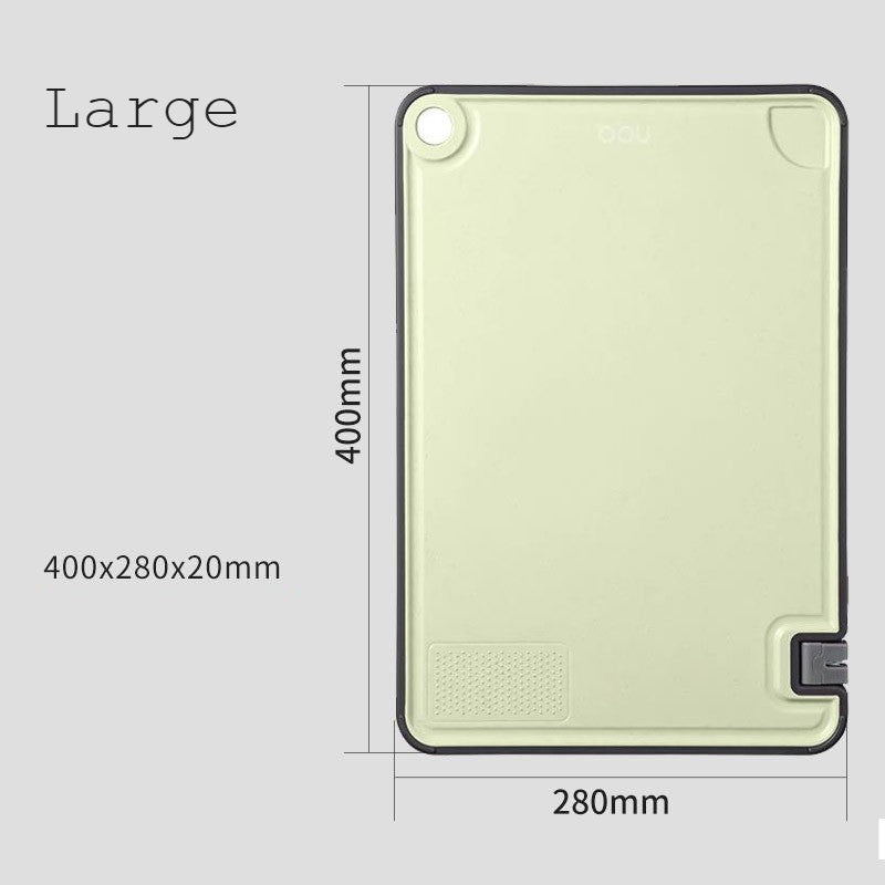 Skorter | Cutting Board with Built-In Knife Sharpener, Garlic Grater, Juice Catcher & Slip-Resistant Bottom, for Meat, Vegetable, Cheese