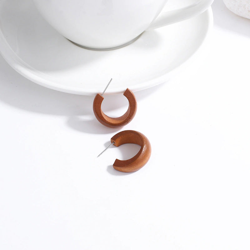 Skorter | Tropical Vibe Handmade Rattan Wooden Statement Earring Collection