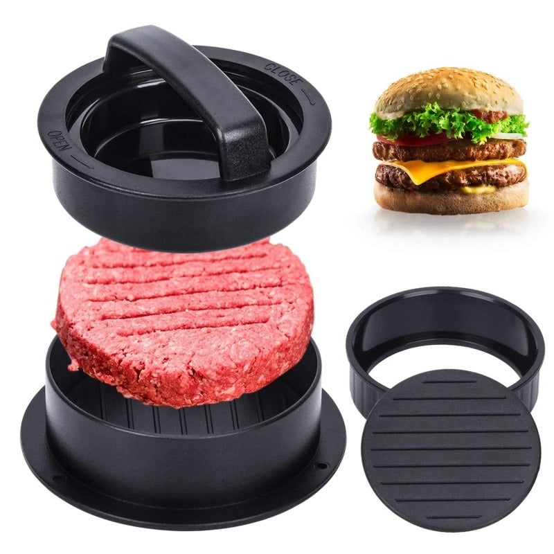 skorter | 3 In 1 Filled Hamburger Press Patty Maker