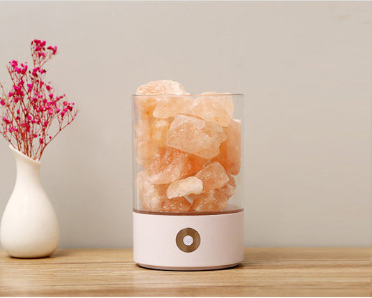 Skorter | Light Natural Himalayan Salt Lamp Air Purifier USB