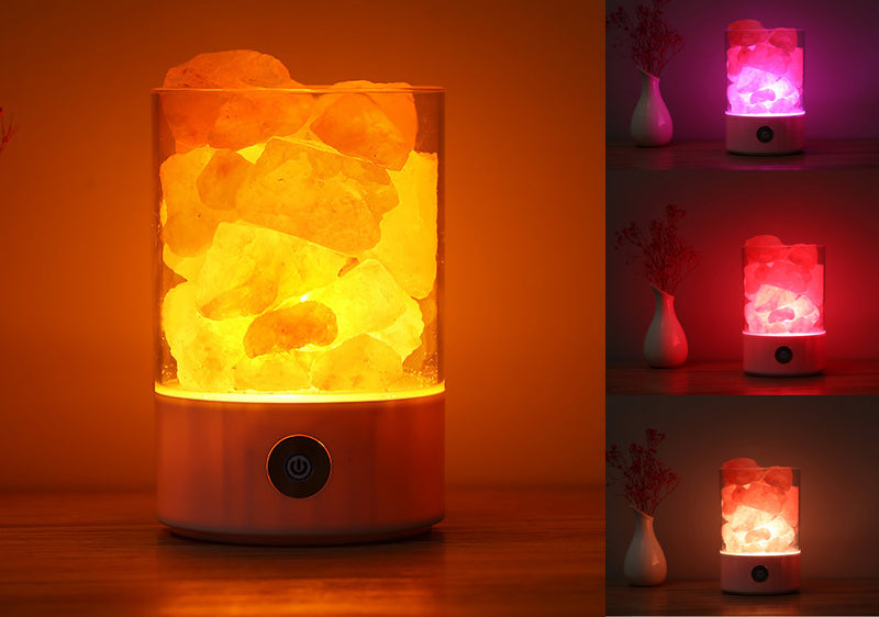 Skorter | Light Natural Himalayan Salt Lamp Air Purifier USB