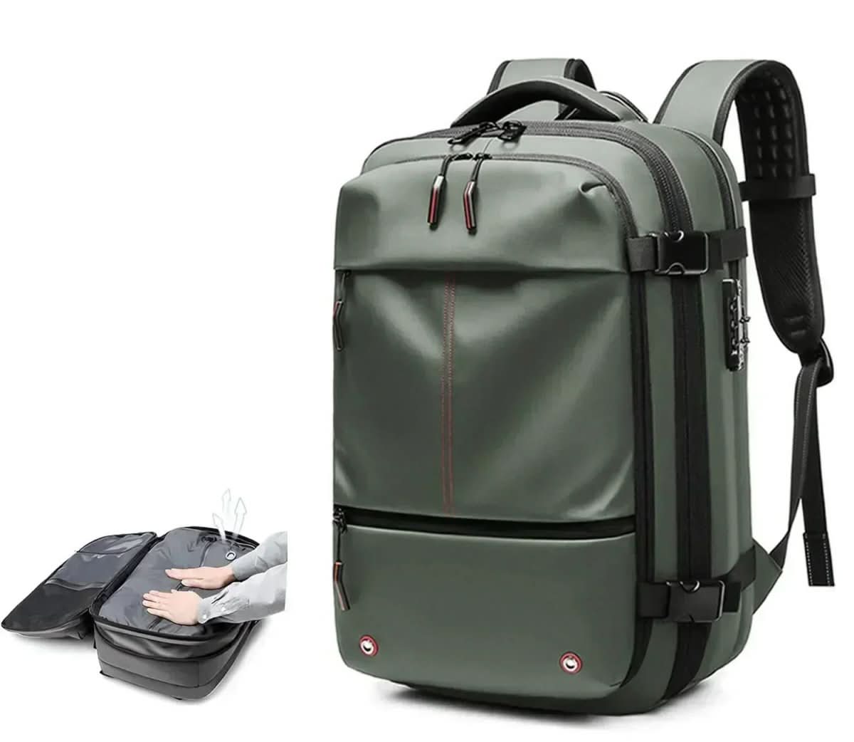 Skorter | Compressible travel backpack with laptop compartment