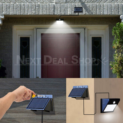 Skorter | ALL-NEW Solar Powered Motion Sensor Light (With Removable Solar Panel)
