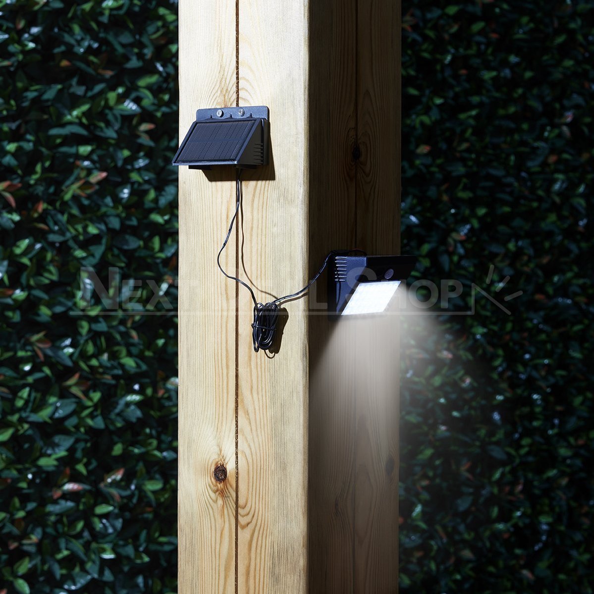 Skorter | ALL-NEW Solar Powered Motion Sensor Light (With Removable Solar Panel)