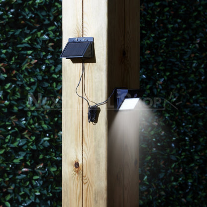 Skorter | ALL-NEW Solar Powered Motion Sensor Light (With Removable Solar Panel)