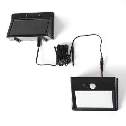 Skorter | ALL-NEW Solar Powered Motion Sensor Light (With Removable Solar Panel)