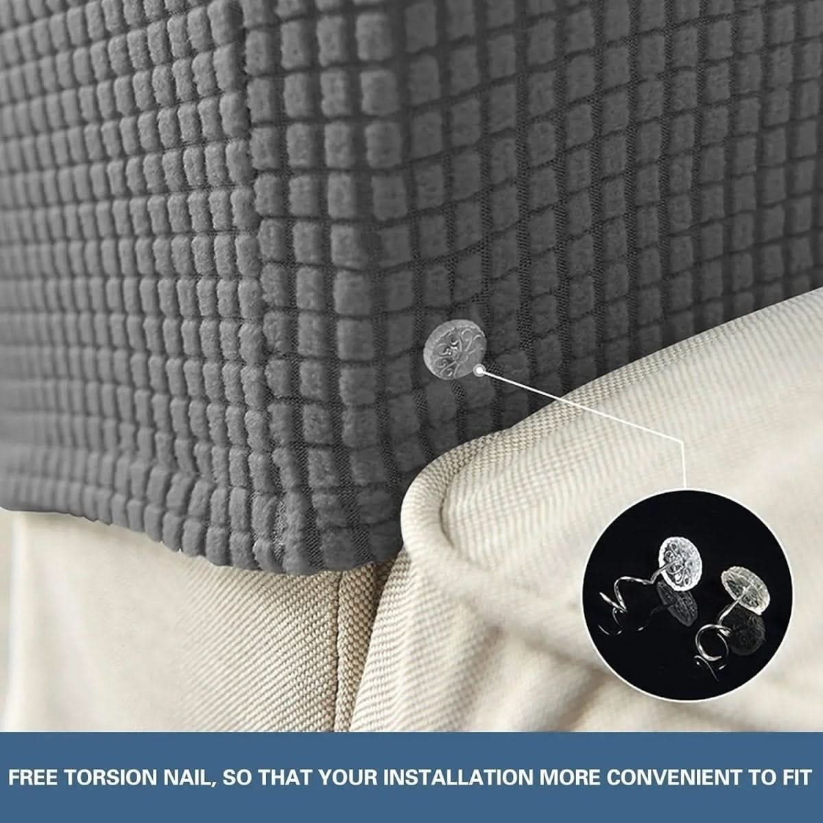 Skorter | 2-piece waterproof armrest covers with jacquard design