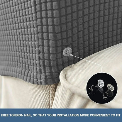 Skorter | 2-piece waterproof armrest covers with jacquard design