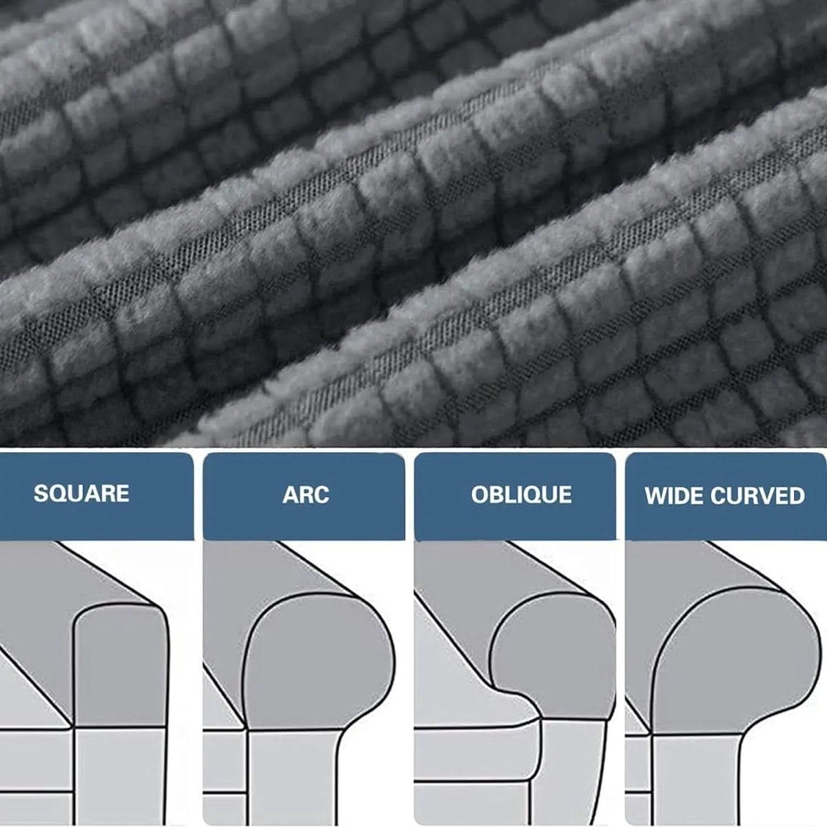 Skorter | 2-piece waterproof armrest covers with jacquard design