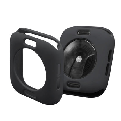 Skorter | ENKAY Hat-Prince 2 in 1 TPU semi-dressed protective case + 3D Full Screen PET curved heat-bend HD screen protector for Apple Watch Series 5 & 4 44mm (Black)