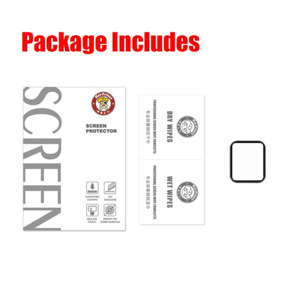 Skorter | ENKAY Hat-Prince 3D Full-Screen Electroplating PET Curved Heat Bend HD Screen Protector for Apple Watch Series 4 40mm (Black)