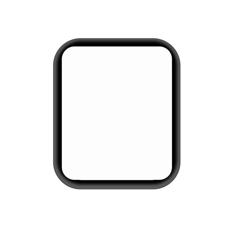 Skorter | ENKAY Hat-Prince 3D Full-Screen Electroplating PET Curved Heat Bending HD Screen Protector for Apple Watch Series 4 44mm (Black)