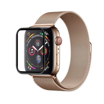 Skorter | 2 PCS ENKAY Hat-Prince 3D Full Screen PET + 3D Full Screen Electro-Titanization PET Curvature Heat Bending HD Screen Protector for Apple Watch Series 4 44mm