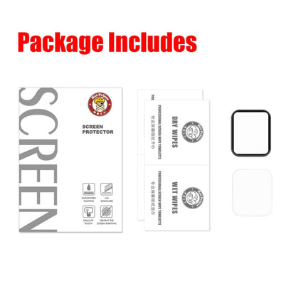 Skorter | 2 PCS ENKAY Hat-Prince 3D Full Screen PET + 3D Full Screen Electro-Titanization PET Curvature Heat Bending HD Screen Protector for Apple Watch Series 4 44mm
