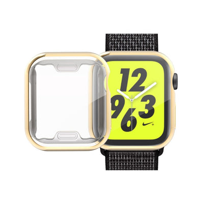 Skorter | Complete Coverage Plates TPU Case for Apple Watch Series 5 & 4 40mm (Gold)