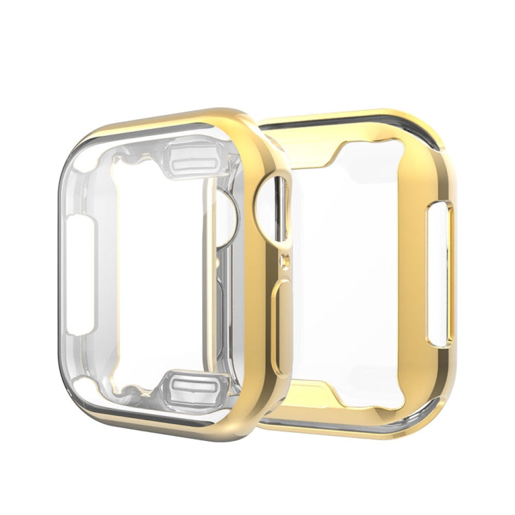 Skorter | Complete Coverage Plates TPU Case for Apple Watch Series 5 & 4 40mm (Gold)