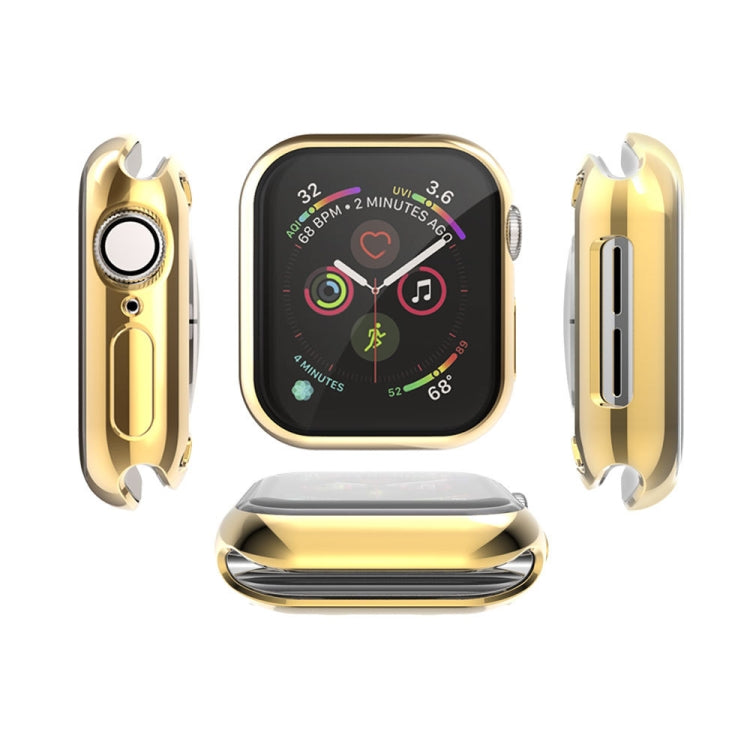 Skorter | Complete Coverage Plates TPU Case for Apple Watch Series 5 & 4 40mm (Gold)