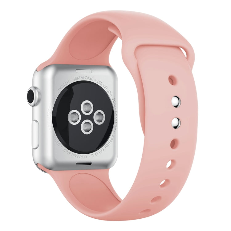 Skorter | Double Buckle Silicone Watch Strap for Apple Watch Series 3 & 2 & 1 42mm (Pink Red)