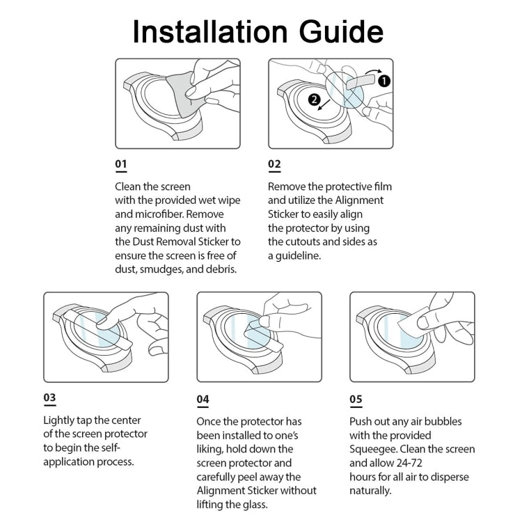 Skorter | 9H 2.5D tempered glass film for Apple Watch Series 5 / 4 44mm